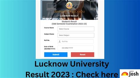 Lucknow University Result 2023 OUT at lkouniv.ac.in: Direct Link .